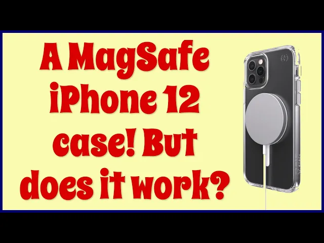 Video thumbnail for Speck Presidio Perfect-Clear MagSafe iPhone 12 Pro Case -- TEST & REVIEW