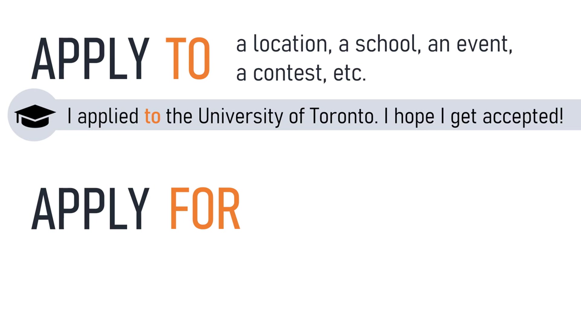 Video thumbnail for Apply To or Apply For in Natural American English