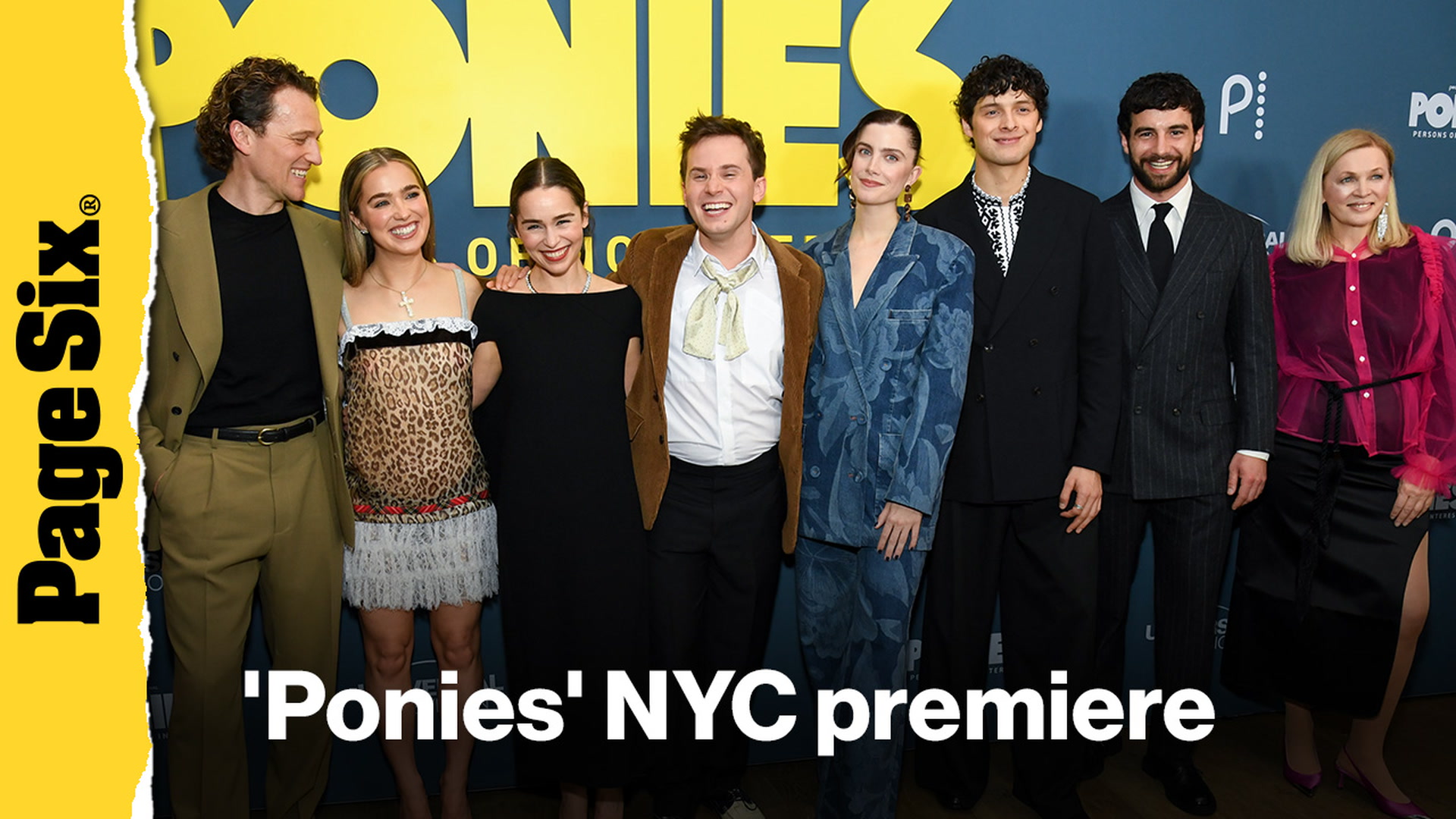 Video thumbnail for Emilia Clarke, Haley Lu Richardson and more attend the 'Ponies' premiere