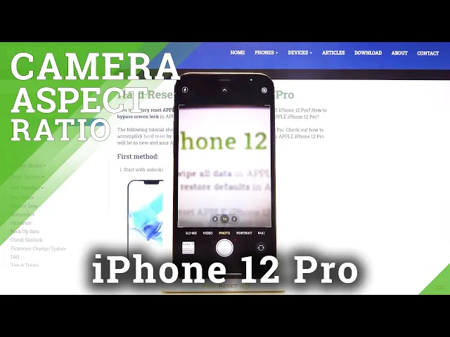 Video thumbnail for How to Change Aspect Ratio on iPhone 12 Pro – Camera Features