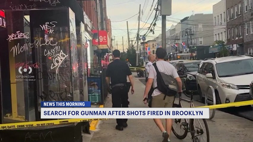 Video thumbnail for Gunman wanted after firing shots near Wyckoff, Greene avenues in Brooklyn