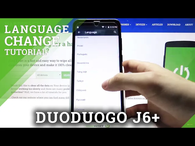 Video thumbnail for How to Change Language in DUODUOGO J6+ - Change System Language