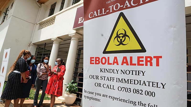Video thumbnail for Kenyans in border town 'afraid' of Ebola risk after first death