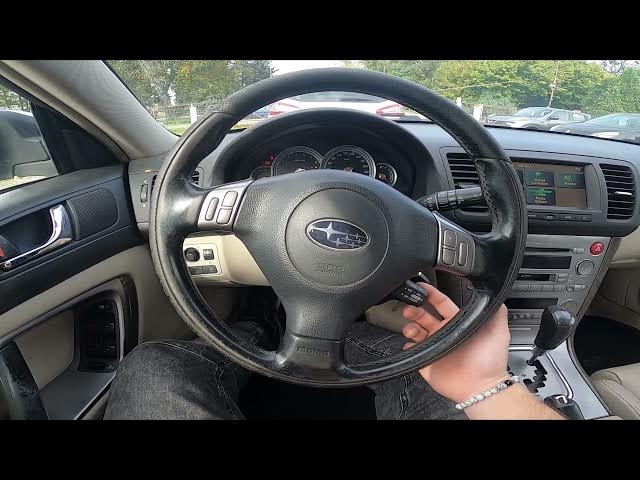 Video thumbnail for How to Enable or Disable Cruise Control in Subaru Outback III ( 2005 – 2009 )