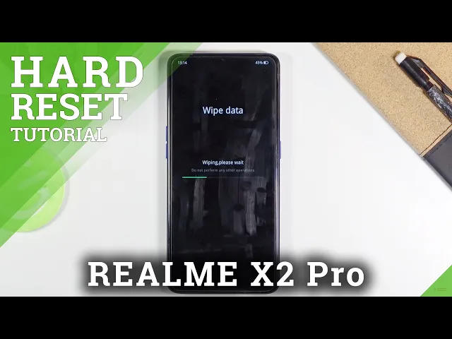 Video thumbnail for How to Hard Reset REALME X2 Pro – Restore Defaults / Wipe Data by Recovery Mode