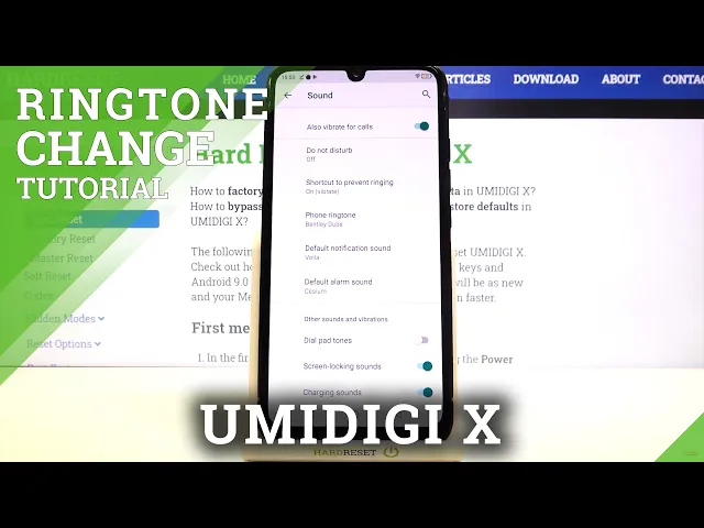 Video thumbnail for How to Change Ringtone on UMIDIGI X – Find Ringtones List