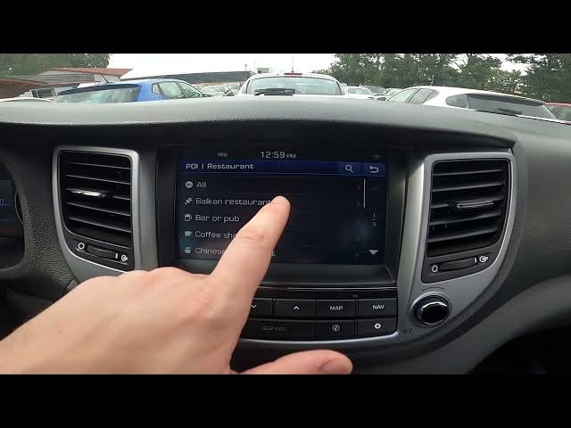 Video thumbnail for How to Find Points of Interest in Navigation in Hyundai Tucson III ( 2015 – 2020 )