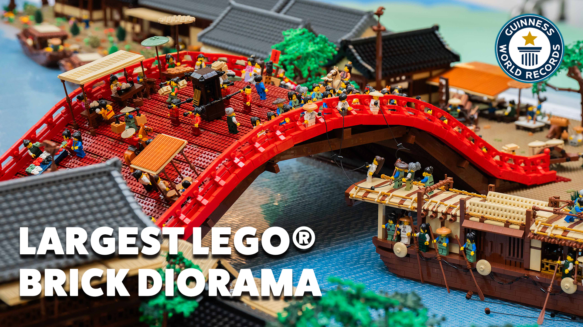 'Video thumbnail for Largest LEGO brick diorama'
