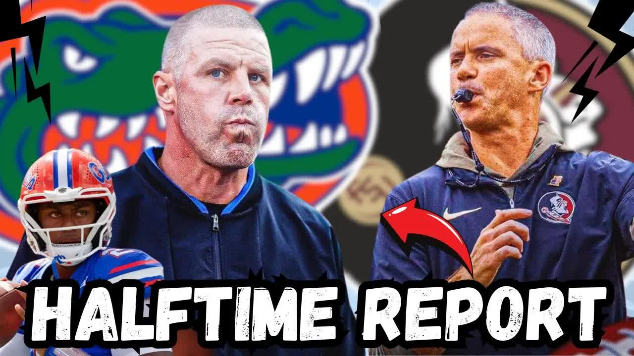 Video thumbnail for Gators Lead FSU! Halftime Analysis & Game Preview