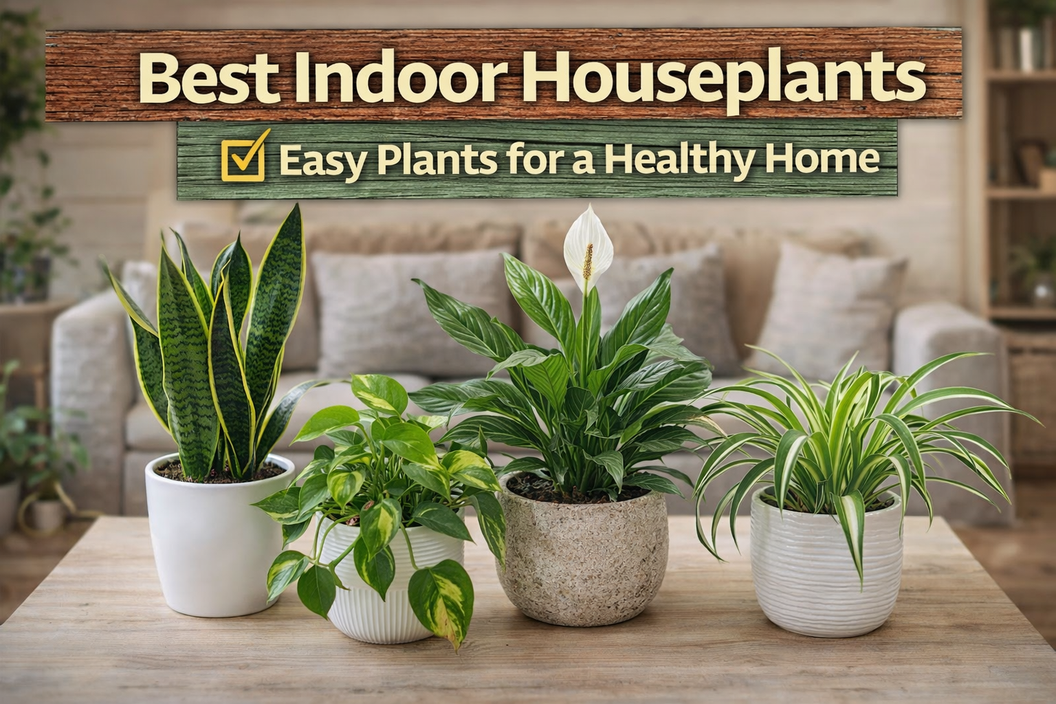Video thumbnail for Best Indoor Houseplants | Easy Plants for a Healthy Home