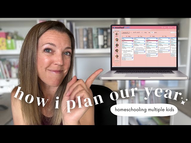Video thumbnail for How I Organize Our Homeschool Year with Homeschool Planet || Homeschooling Multiple Kids