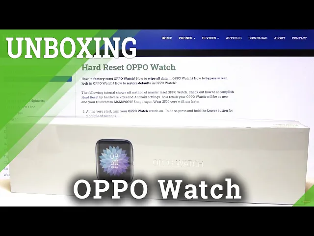 Video thumbnail for Unboxing of OPPO Watch - Overview & Description