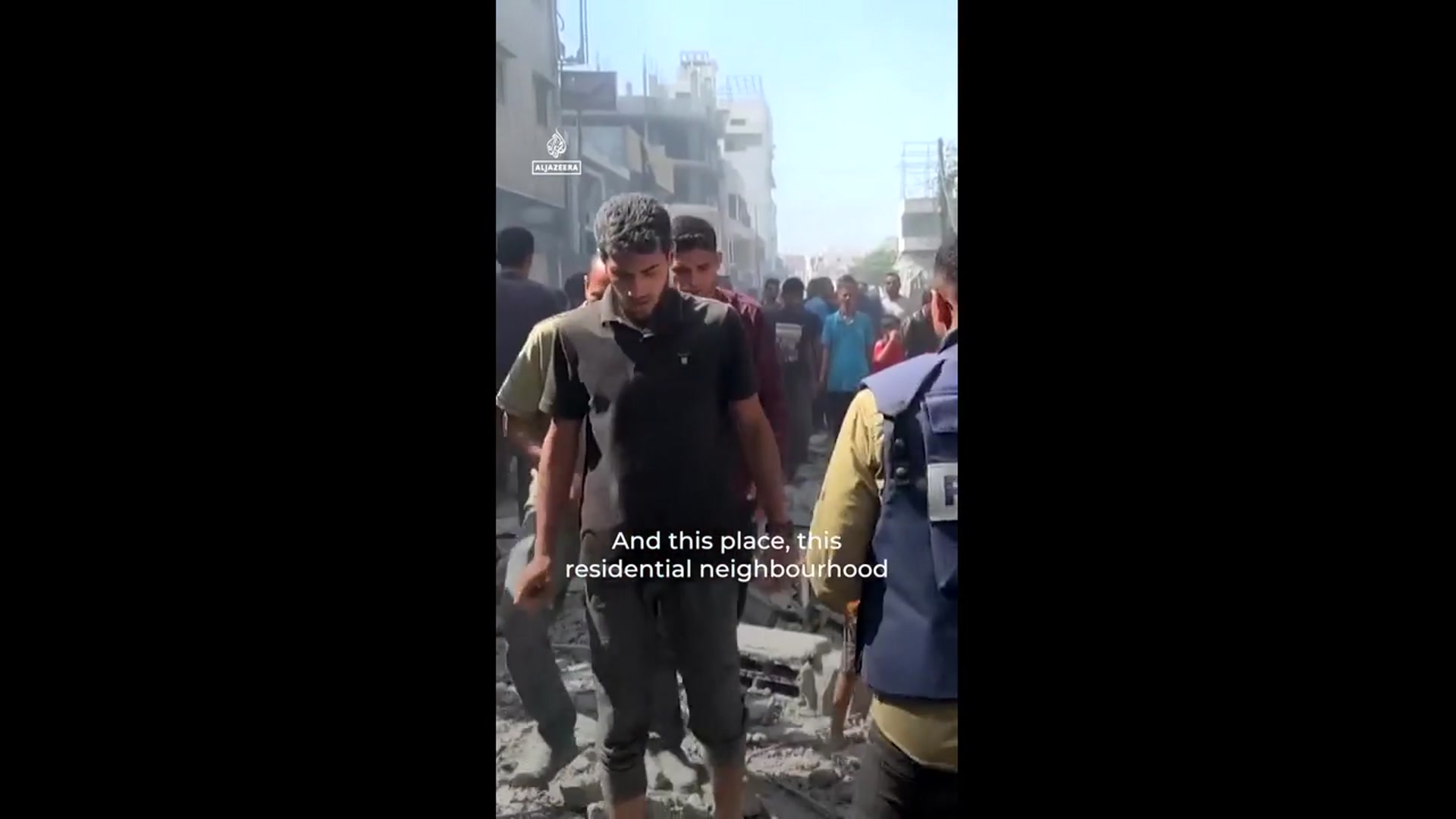 'Video thumbnail for ‘Beyond humanity’: Israeli strike devastates Gaza City neighbourhood'
