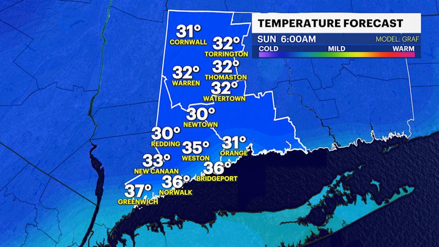 Video thumbnail for Cool temperatures, sunny skies for Sunday in Connecticut