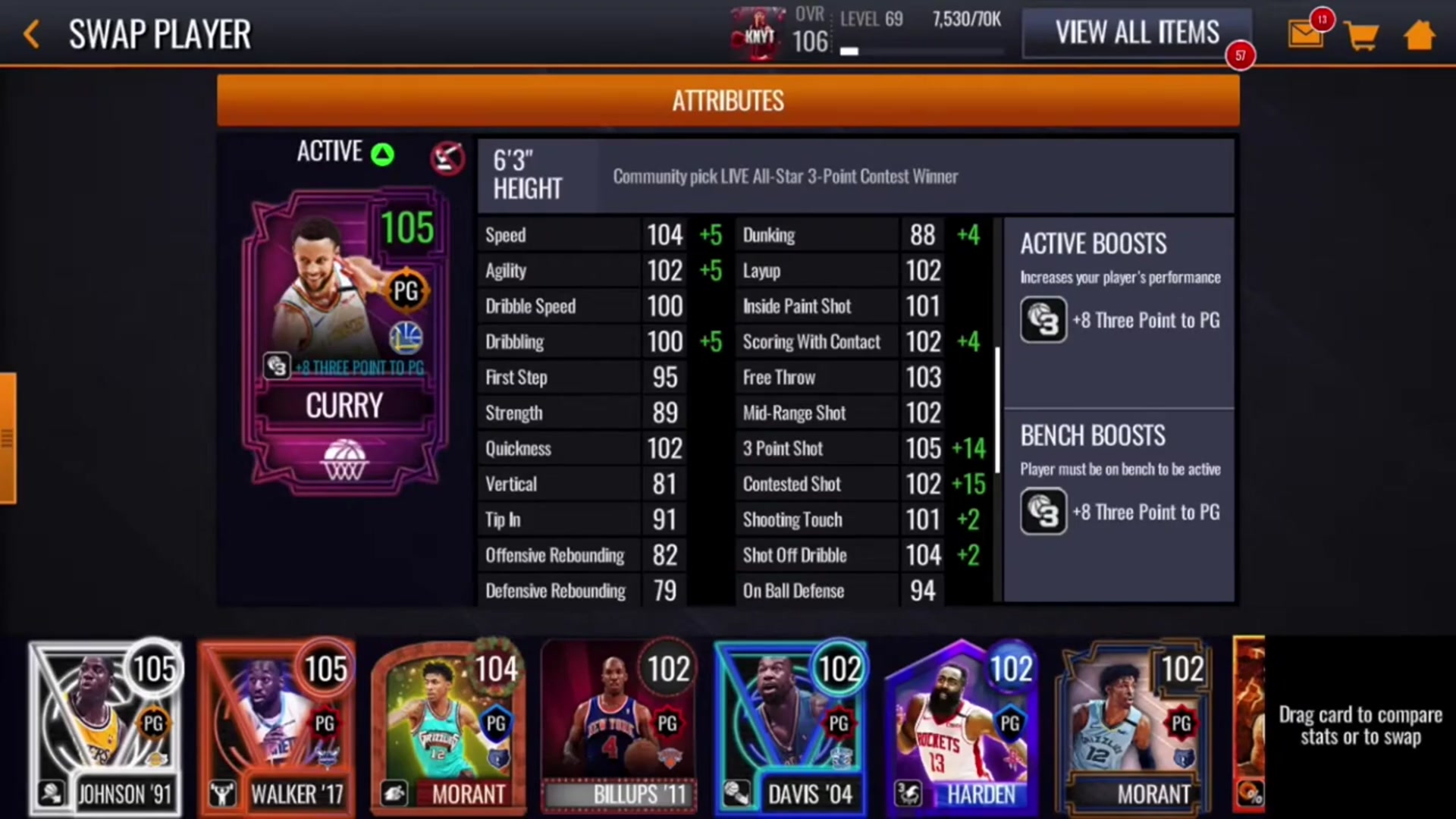 'Video thumbnail for knyt: nba live mobile 20 all-time warriors gameplay! curry, durant & more!'
