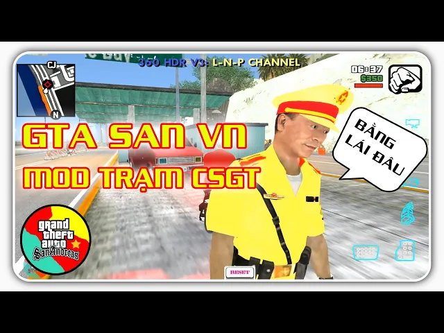 Video thumbnail for Gta san pack mod xe độ chốt csgt trạm thu phí cảnh sát giao thông | GTA SAN VN
