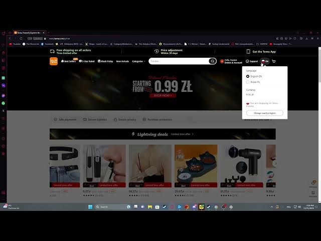 Video thumbnail for How To Change Country & Region On Temu Shop