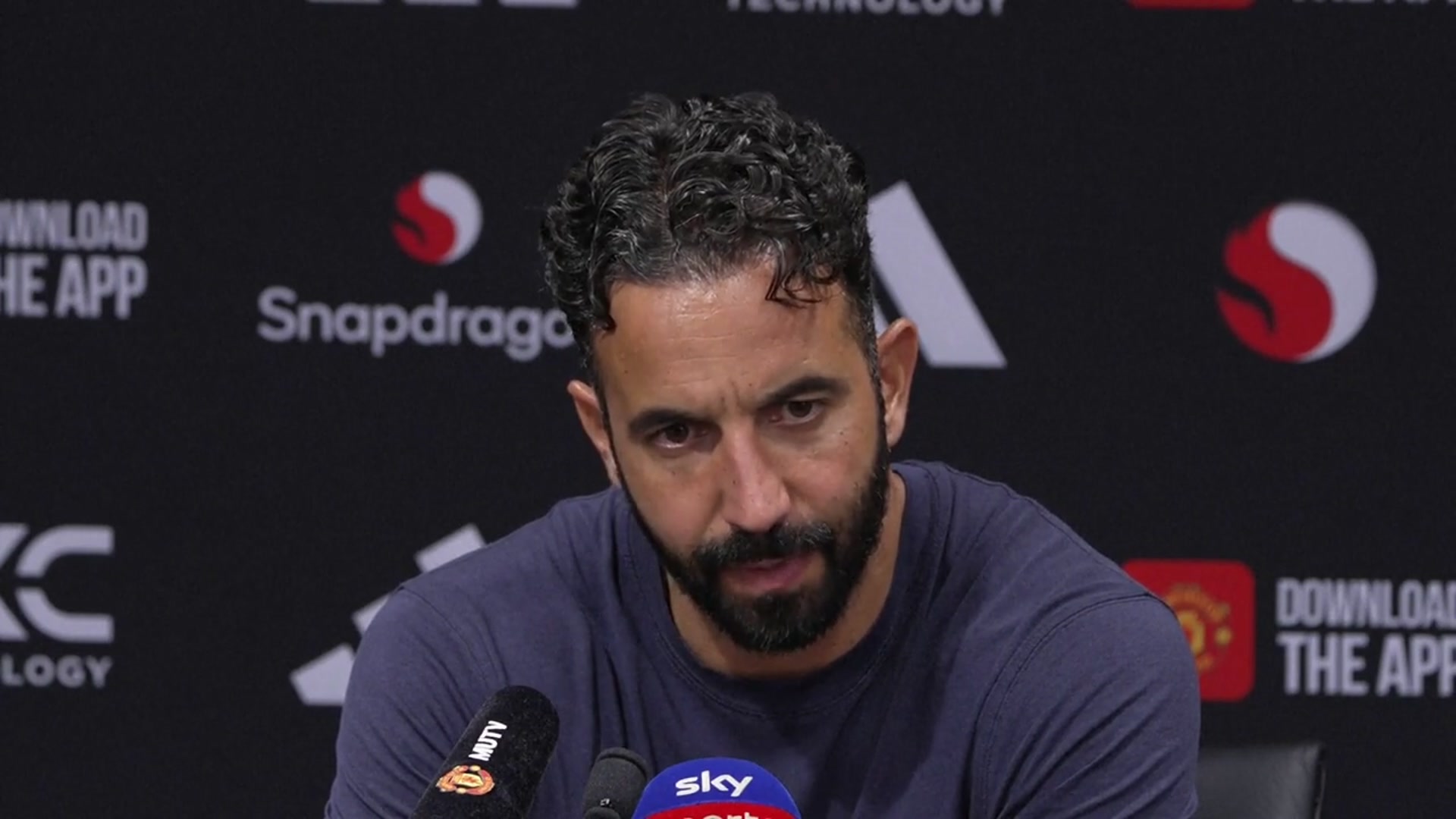 'Video thumbnail for 'We were the better team' - Amorim after Arsenal loss, defends Bayindir'