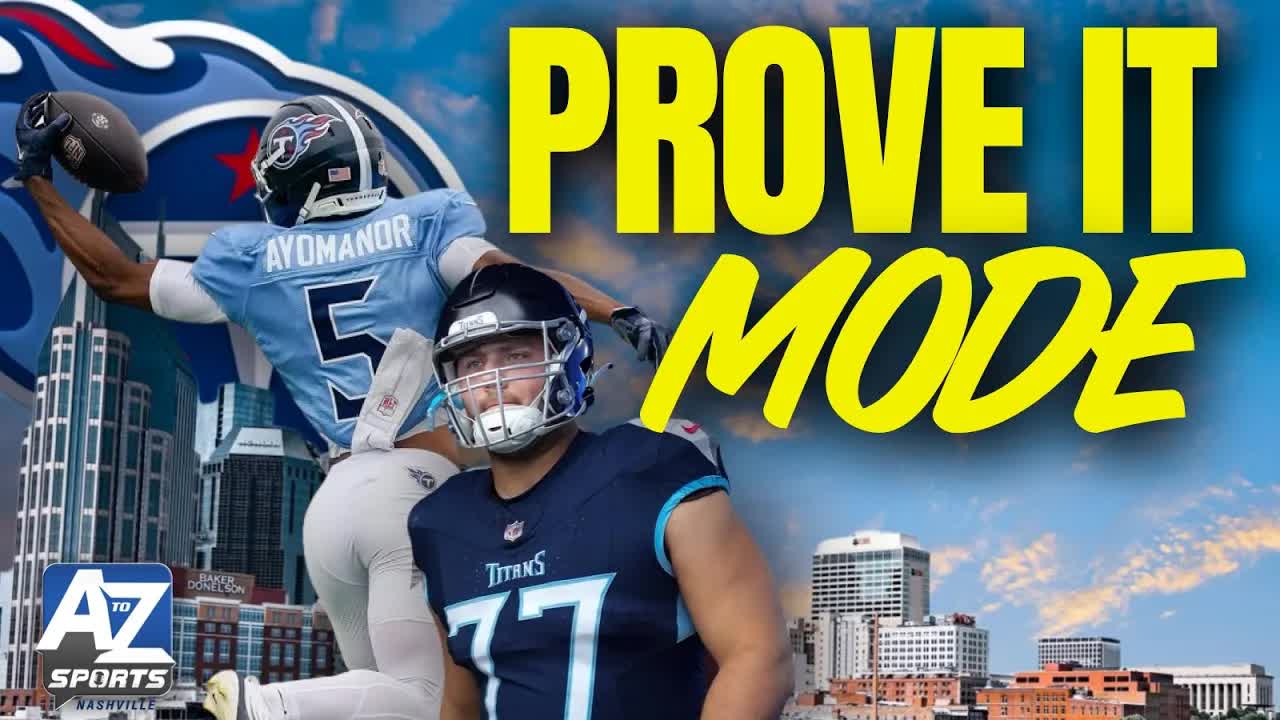 Video thumbnail for a to z sports nashville: titans in 'prove it' mode: game week preview vs broncos, key matchups & team expectations
