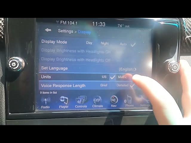 Video thumbnail for How to Change Temperature Units in Maserati Quattroporte II (2013–now) - Set New Temperature Units