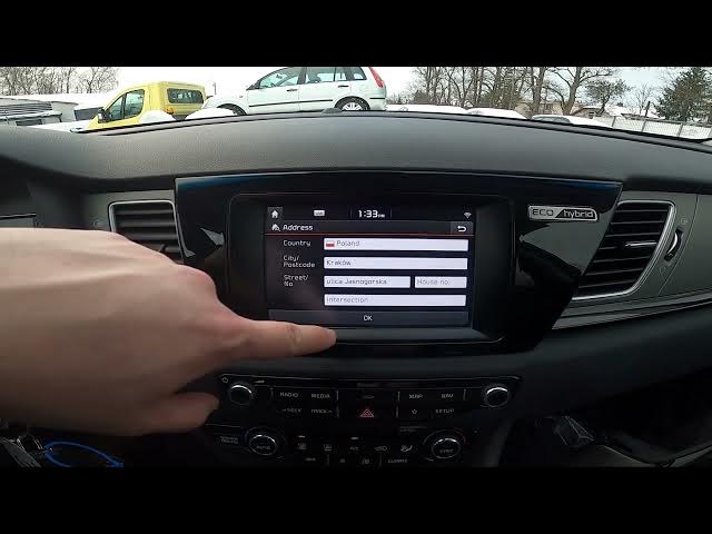 Video thumbnail for How to Set Destination in Map in Kia Niro I ( 2016 – 2022 ) - Start Route in Navigation
