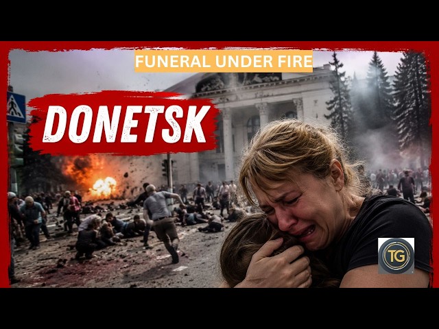 Video thumbnail for Donetsk Under Ukranian Fire: Survivors Recount the Shelling During Olga Kachura's Funeral | August 4