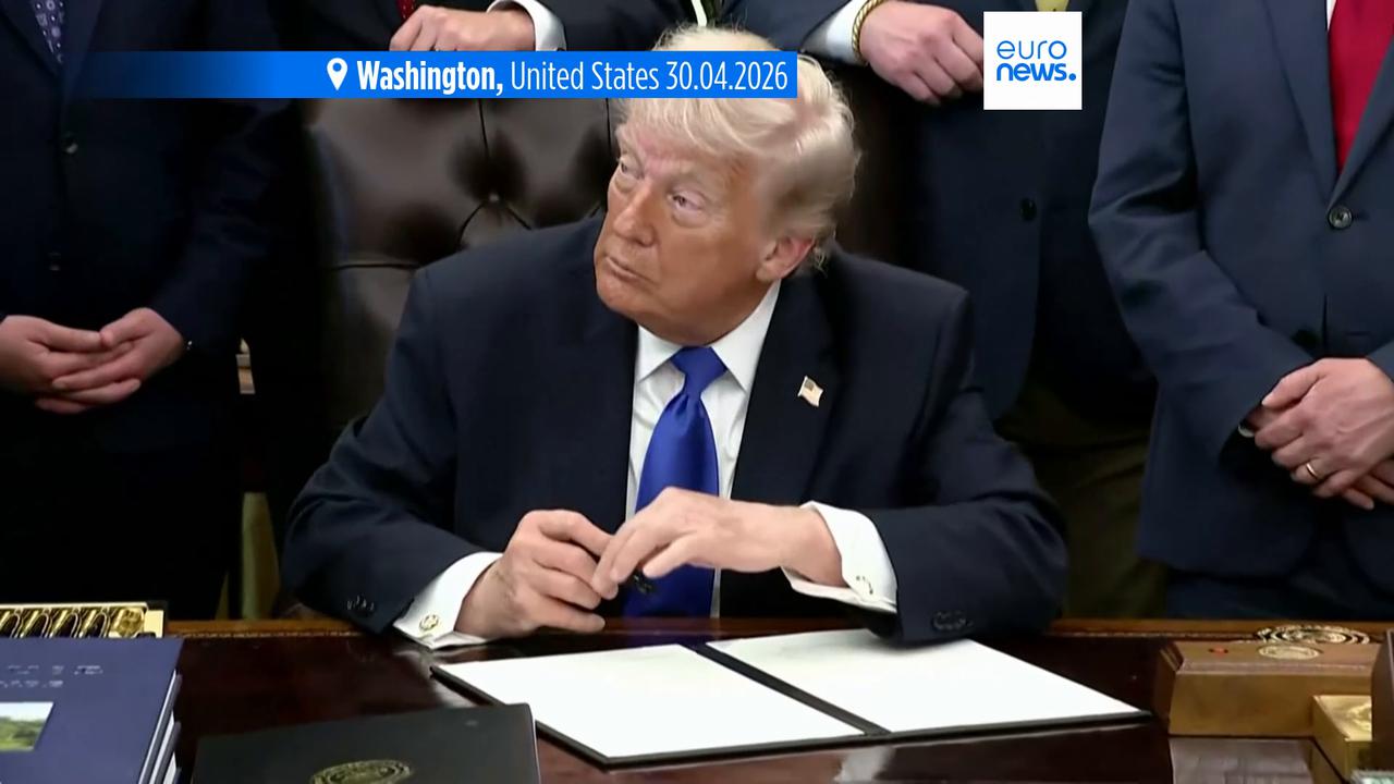 Video thumbnail for Trump to raise US tariffs on EU cars to 25%, accusing bloc of not complying with deal