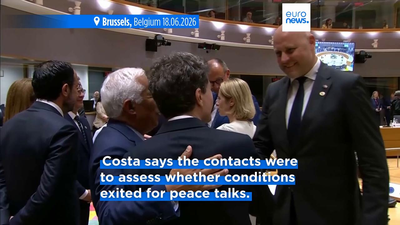 Video thumbnail for Costa defends surprise decision to open diplomatic channel with Russia