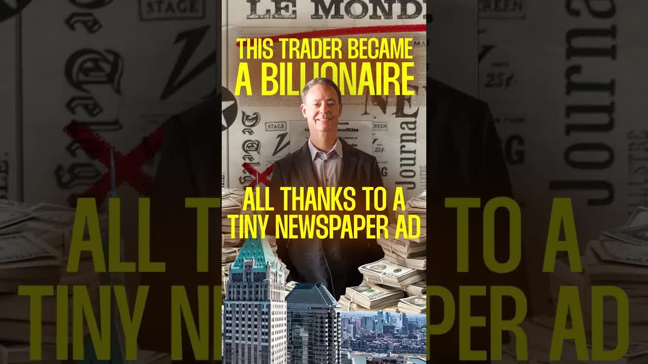 Video thumbnail for A Newspaper Ad Made This Man a BILLIONAIRE!