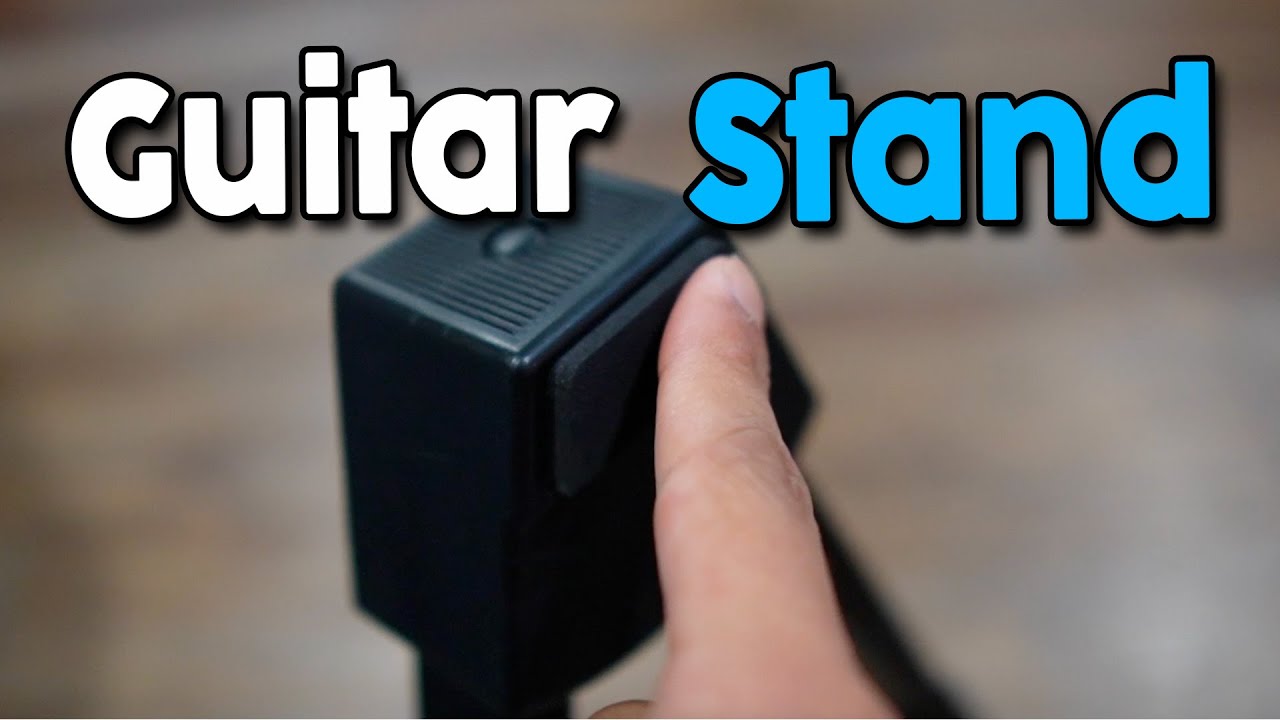 Video thumbnail for Amazon Basics Adjustable Guitar Folding Stand Overview