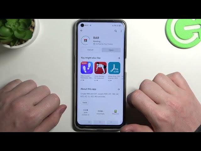 Video thumbnail for Realme Narzo 50 - How To Install RAR & ZIP Packing And Unpacking App