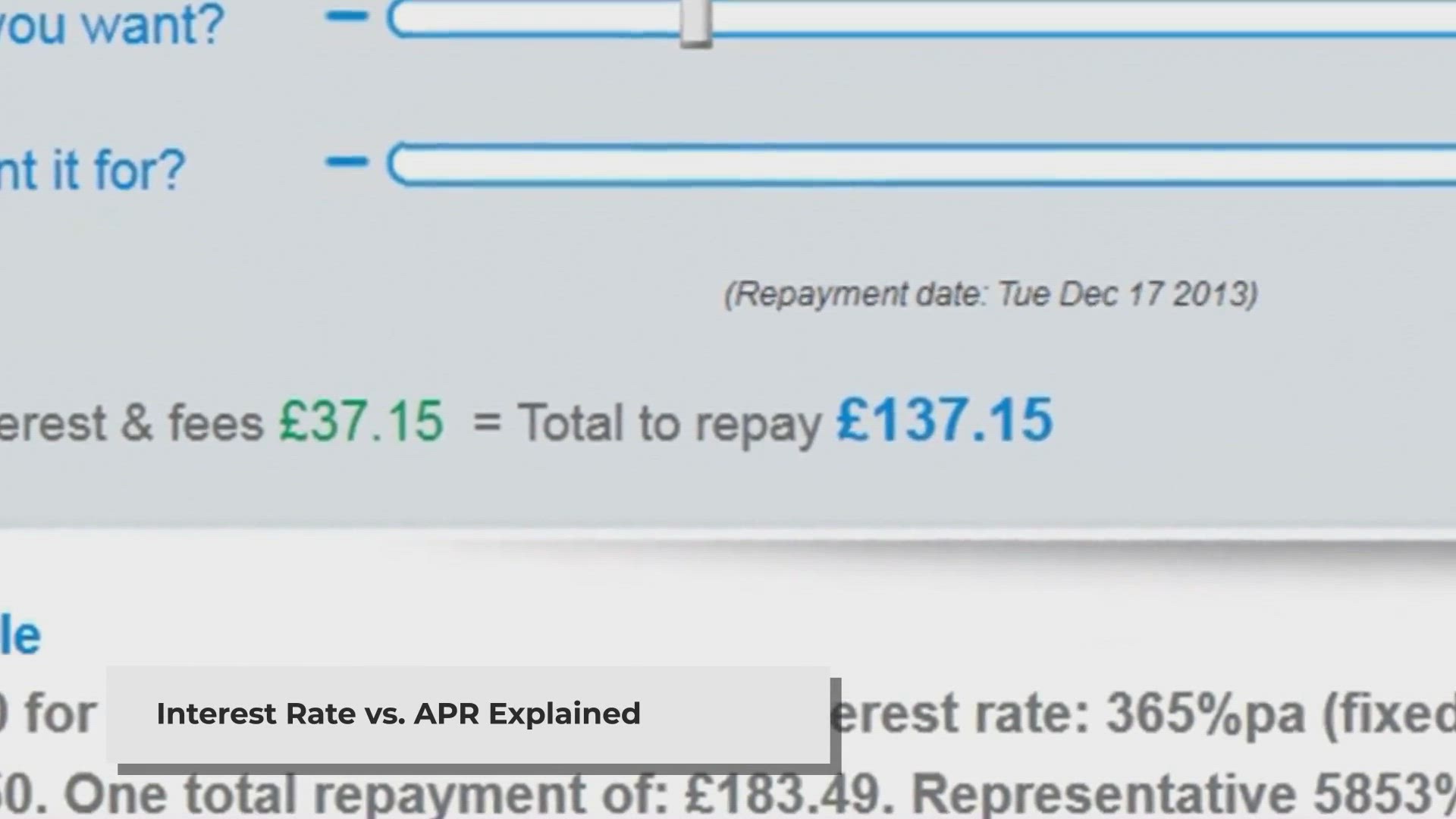 Video thumbnail for Interest Rate vs. APR: Key Differences in Loan Costs