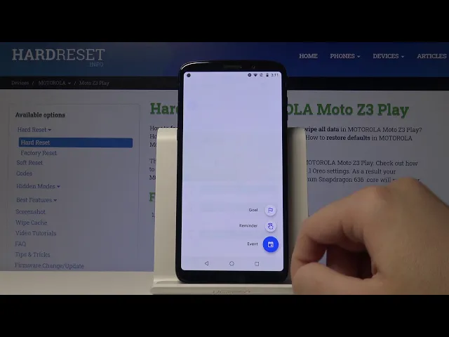 Video thumbnail for How to Add Event to Calendar in MOTOROLA Moto Z3 Play – Use Google Calendar