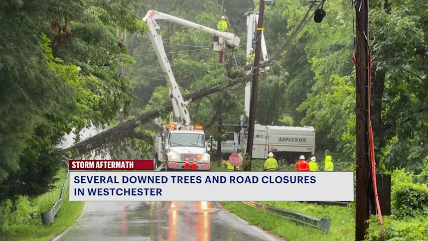 Video thumbnail for Storm cleanup continues across Hudson Valley after day of heavy rain
