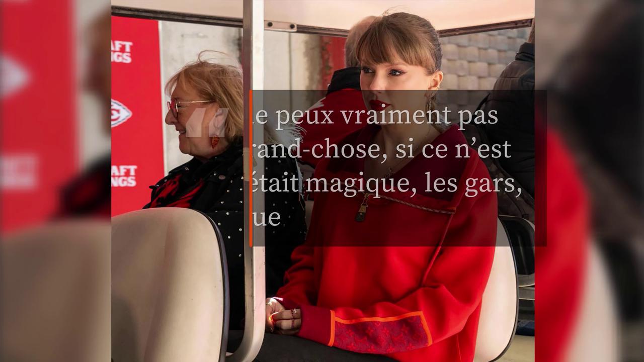 Video thumbnail for La mère de Travis Kelce commente le mariage de son fils avec Taylor Swift.