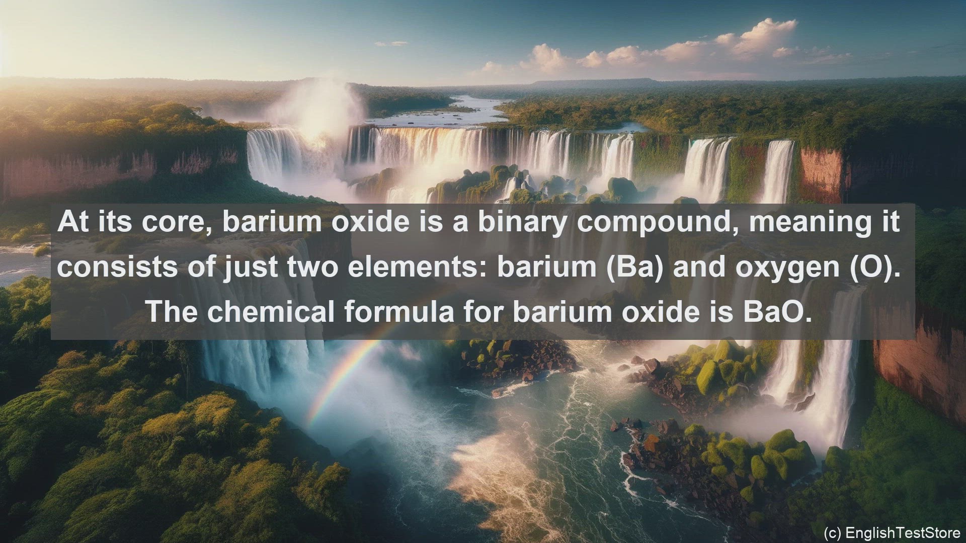 'Video thumbnail for Barium oxide in science  definition and examples'