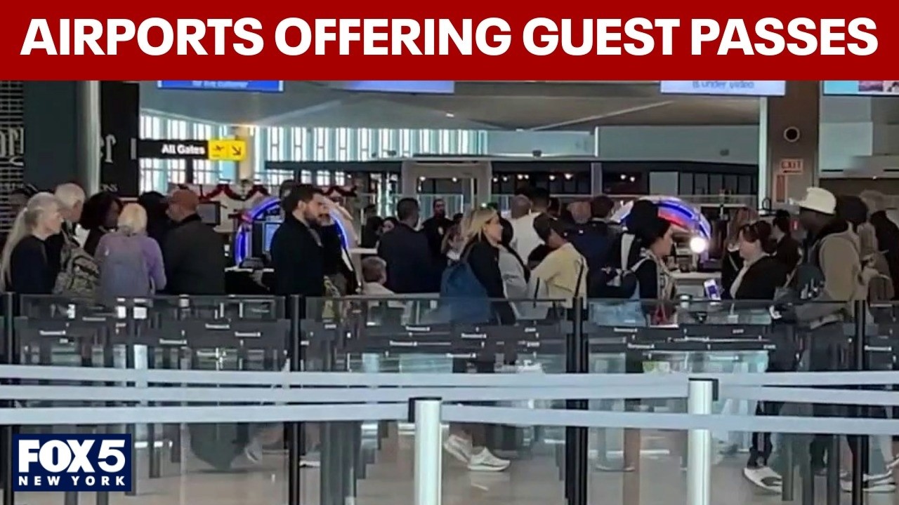 Video thumbnail for Several airports offering guest passes