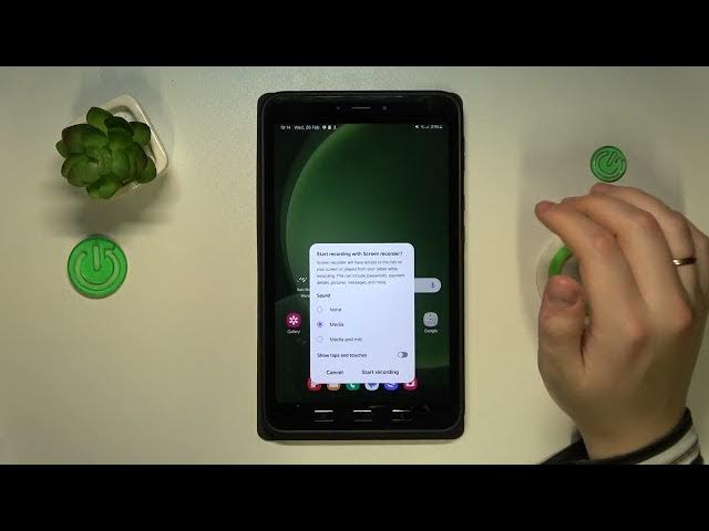Video thumbnail for How to Record Screen on SAMSUNG Galaxy Tab Active 5