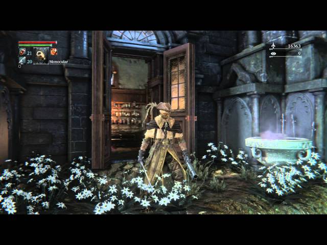 Video thumbnail for Bloodborne - Hunter's Dream: Purchase Henryks Attire via Bath Messengers & Upgrade Vitality via Doll