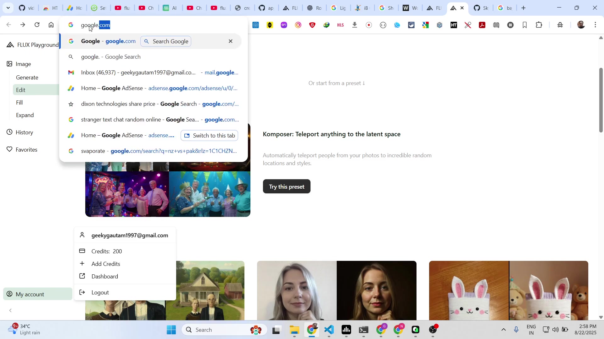 'Video thumbnail for FLUX AI Playground Try ALL Models FREE & Unlimited — Edit & Generate Images From Text Prompt'
