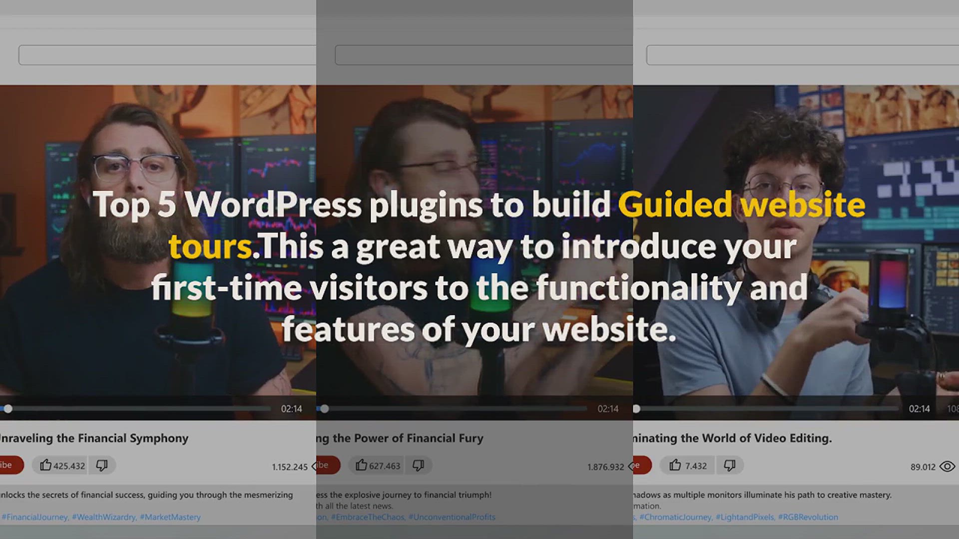 'Video thumbnail for 5 WordPress Plugins To Build Guided Website Tours'