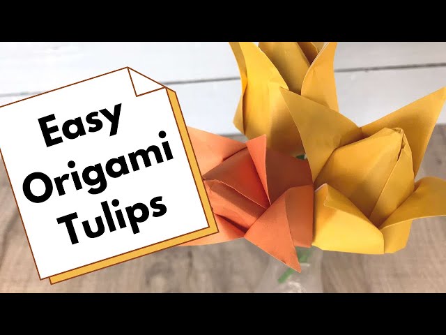 'Video thumbnail for Learn How to Make the Most Beautiful Origami Tulip!'