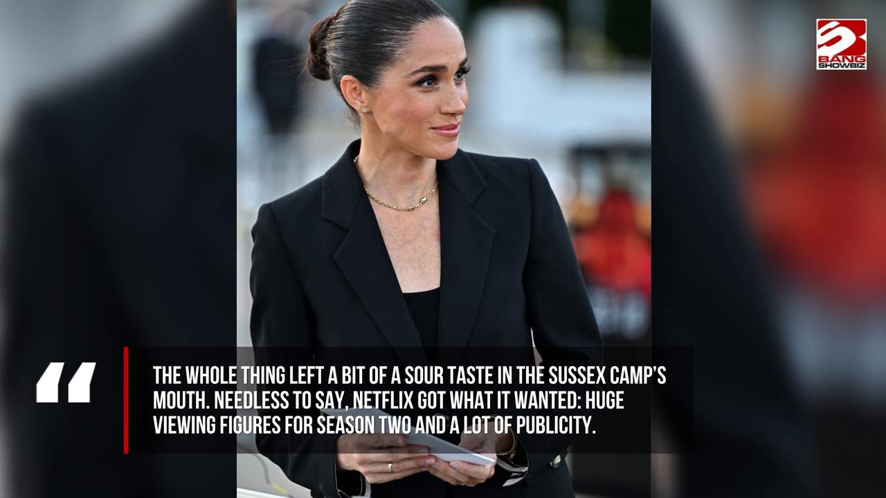 Video thumbnail for Meghan, Duchess of Sussex's friends believe she was 'used' to promote The Gentlemen