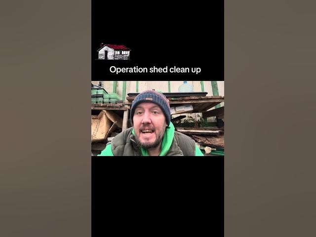 Video thumbnail for 🎥 ✅ 🧹 Operation Shed Clean-Up! 🌿 | Transforming My Messy Shed into a Gardener’s Haven |