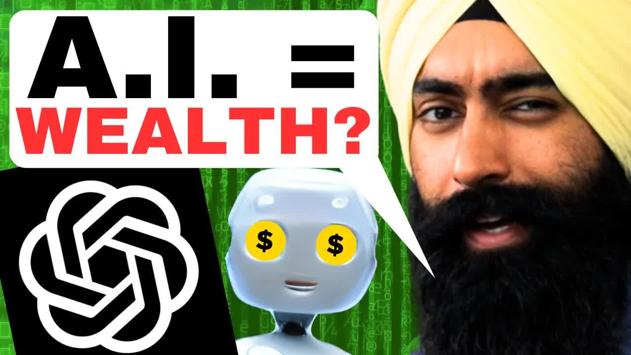 Video thumbnail for Minority Mindset: chatgpt for millionaires: ai investing strategies & etfs