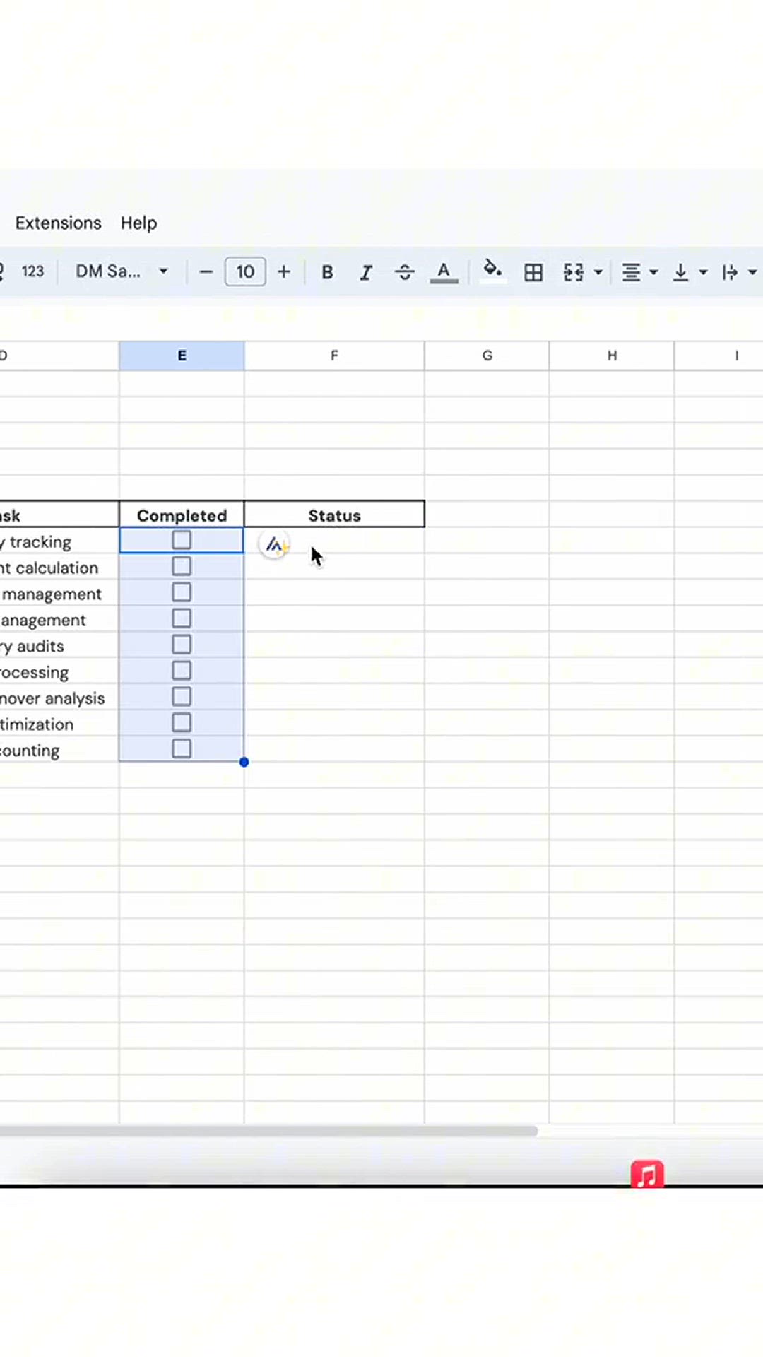 'Video thumbnail for How to Create a task tracker in #googlesheets in less than a minute '