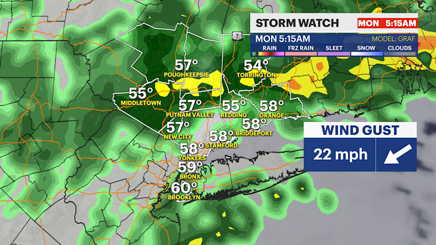 Video thumbnail for STORM WATCH: Powerful nor’easter brings another wave of rain, wind and coastal flooding overnight to the Hudson Valley