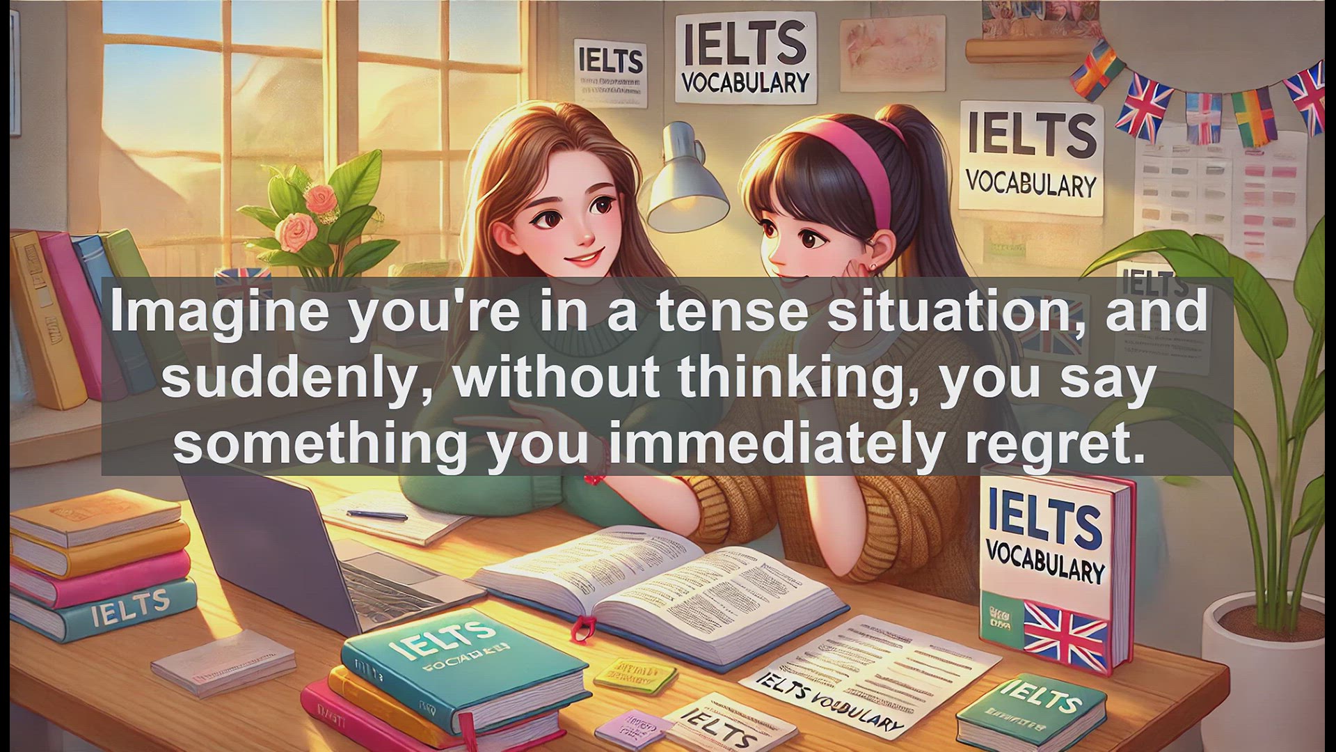 'Video thumbnail for 2000 Must Know IELTS 9.0 Vocabulary - Understanding 'Blurt': Boost Your IELTS Vocabulary'