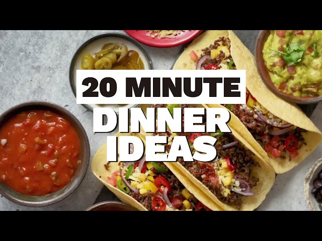 Video thumbnail for Easy 20 Minute Dinners With Just a Few Ingredients