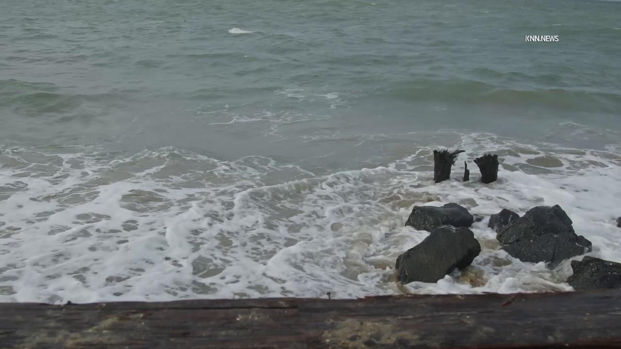 Video thumbnail for US, Los Angeles: Long Beach Peninsula Faces More Coastal Flooding as Tropical Storm Rachel Sends Powerful Swells Part 1.